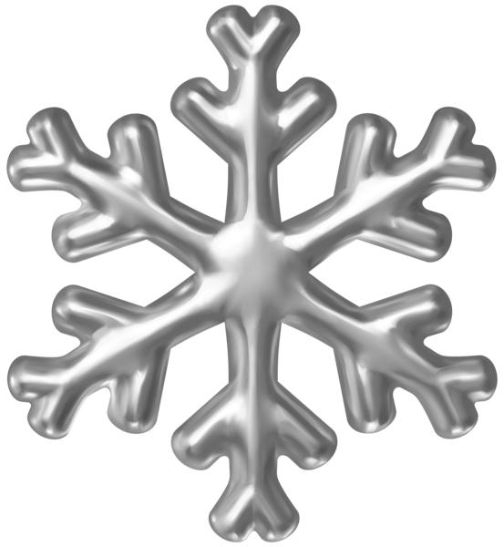 This png image - Silver Snowflake PNG Clipart, is available for free download