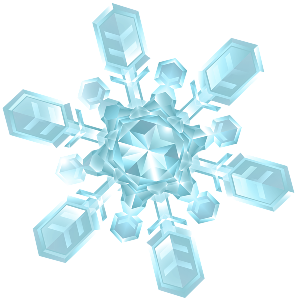 This png image - Snowflake Crystal PNG Clipart, is available for free download