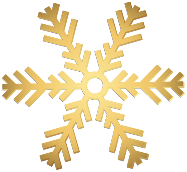 This png image - Snowflake Golden PNG Clipart, is available for free download