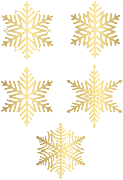This png image - Snowflakes Gold Clip Art Deco Image, is available for free download