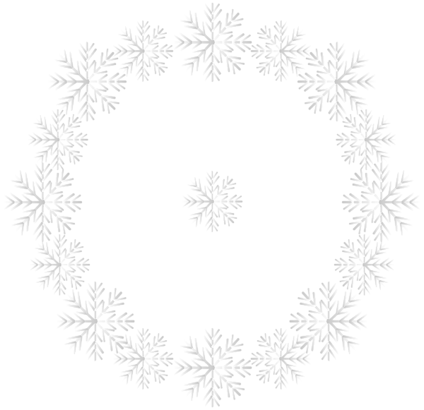 This png image - Snowflakes Round Border PNG Clipart, is available for free download
