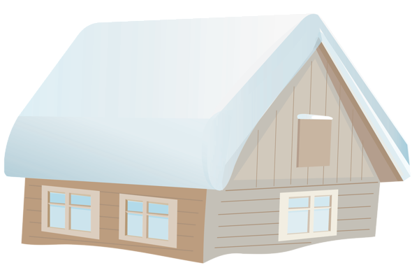 This png image - Transparent Winter Simple House, is available for free download