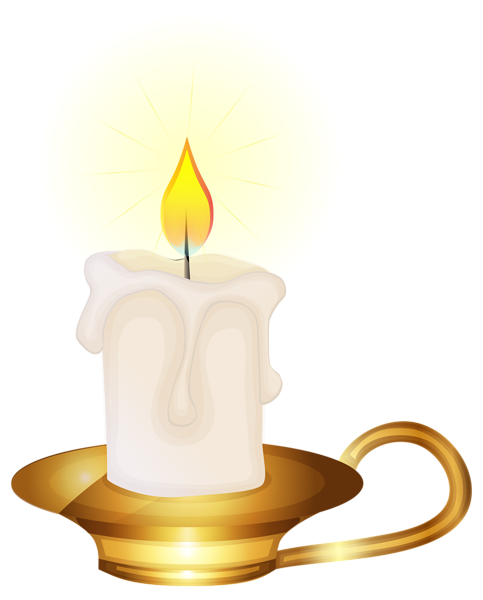 This png image - Vintage Candle PNG Clip-Art Image, is available for free download