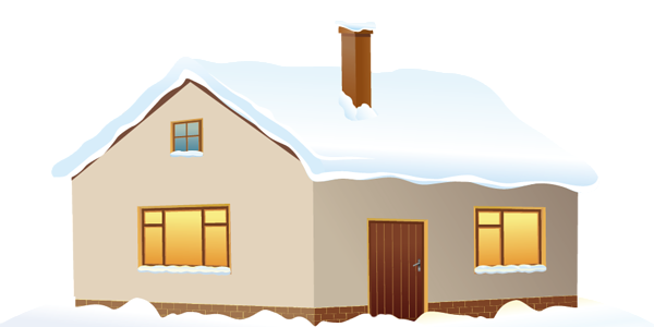 This png image - Winter House PNG Image, is available for free download
