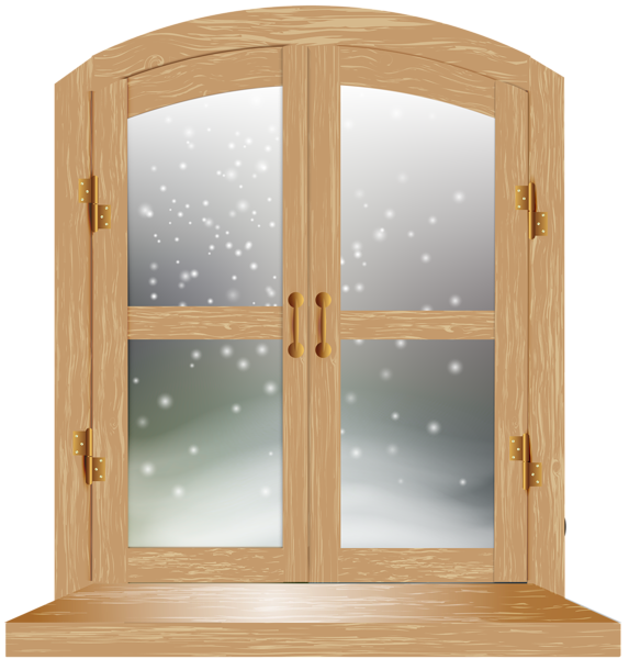 This png image - Winter Window PNG Clip Art Image, is available for free download