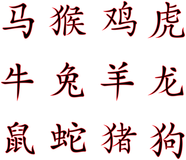 This png image - Chinese Zodiac Set PNG Clipart, is available for free download