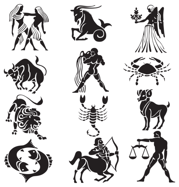This png image - Transparent Zodiac Signs Set PNG Clipart, is available for free download