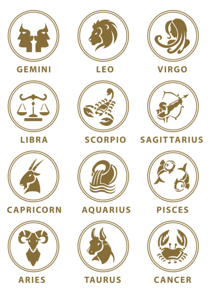 This png image - Transparent Zodiac Signs Set PNG Clipart Image, is available for free download