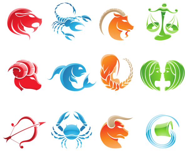 Zodiac Signs Set Large PNG Clipart Image | Gallery Yopriceville - High ...