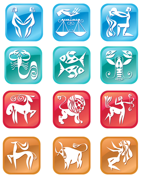 This png image - Zodiac Signs Set Large PNG Image, is available for free download