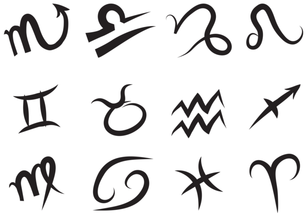 This png image - Zodiac Signs Set PNG Transparent Picture, is available for free download