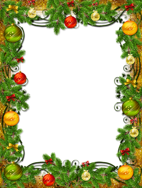 This png image - Beautiful PNG Christmas Photo Frame, is available for free download