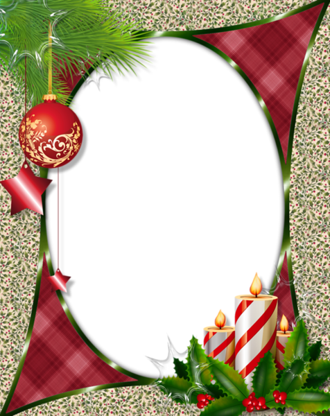 This png image - Beautiful Transparent Christmas Photo Frame, is available for free download
