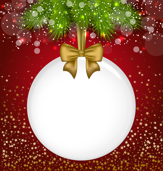 Christmas Ball Transparent PNG Frame | Gallery Yopriceville - High