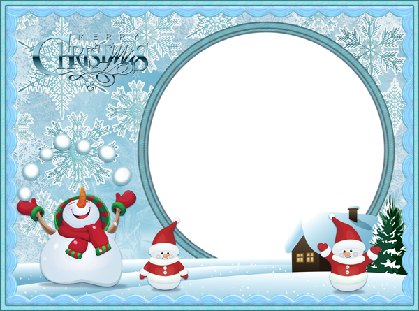 This png image - Christmas Blue Transparent PNG Frame, is available for free download
