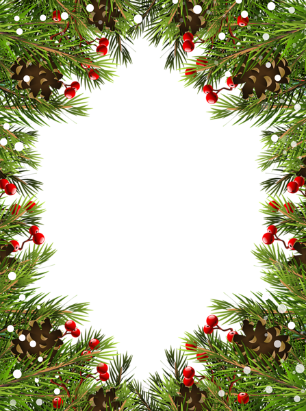 This png image - Christmas Border Frame Transparent PNG Image, is available for free download