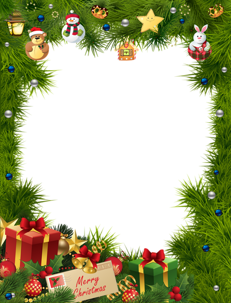 This png image - Christmas Frame Transparent PNG Image, is available for free download