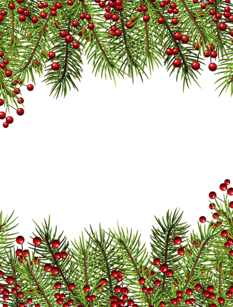 This png image - Christmas Holly Transparent Border PNG Frame, is available for free download