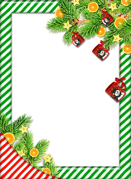 This png image - Christmas Mint PNG Photo Frame, is available for free download