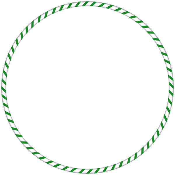 This png image - Christmas PNG Spearmint Round Border Frame, is available for free download