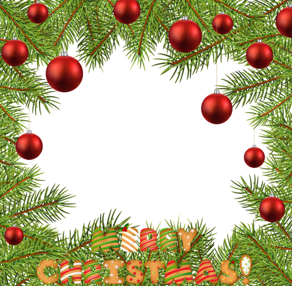 This png image - Christmas PNG Transparent Frame Border, is available for free download