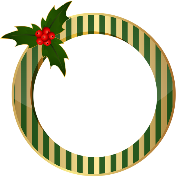 This png image - Christmas Round Frame Transparent Image, is available for free download