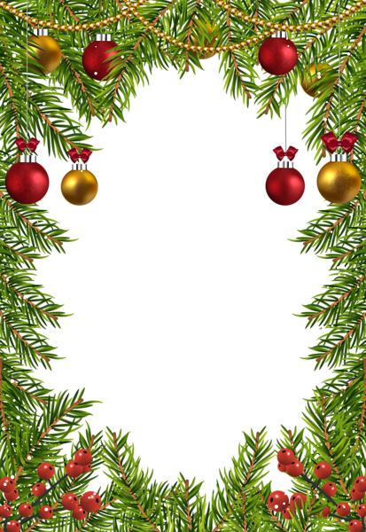 This png image - Christmas Transparent Border Frame, is available for free download