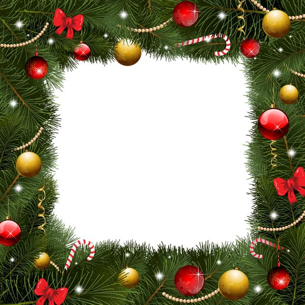 This png image - Christmas Transparent Border PNG Frame, is available for free download