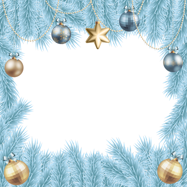 This png image - Christmas Transparent Elegant Frame Border, is available for free download