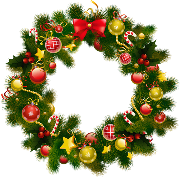 This png image - Christmas Wreath Photo Frame, is available for free download