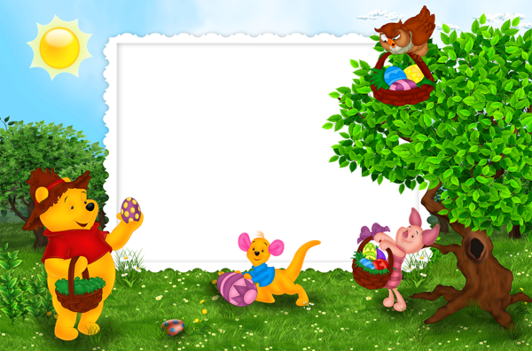 This png image - Easter Kids Transparent PNG Frame, is available for free download
