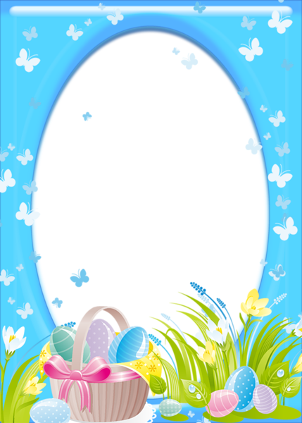 This png image - Easter Transparent PNG Frame, is available for free download