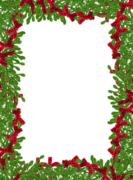 This png image - Green Christmas Photo Frame, is available for free download