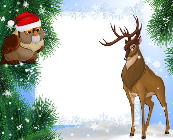 This png image - Kids Christmas Photo Frame, is available for free download