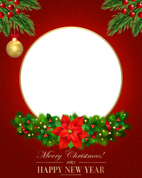 This png image - Red Christmas Elegant PNG Frame, is available for free download