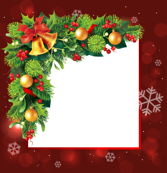 This png image - Red Christmas Transparent PNG Border Frame, is available for free download