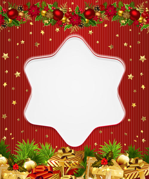 This png image - Red Holiday Transparent PNG Frame, is available for free download