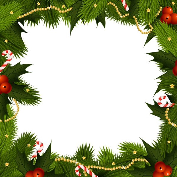 This png image - Transparent Christmas Border PNG Frame, is available for free download