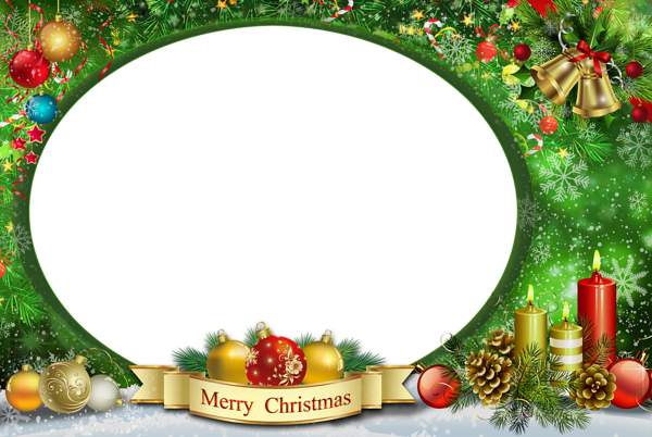 This png image - Transparent Christmas Frame PNG Image, is available for free download
