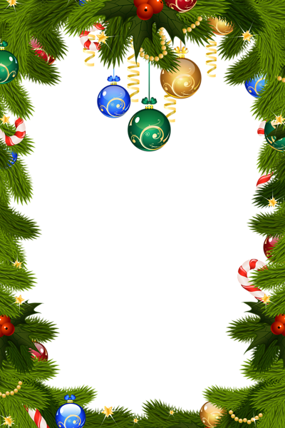 This png image - Transparent Christmas PNG Frame Border, is available for free download