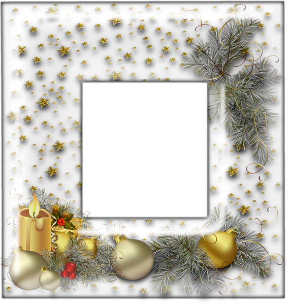 This png image - Transparent Christmas Photo Frame, is available for free download