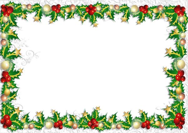 This png image - Transparent PNG Christmas Photo Frame, is available for free download