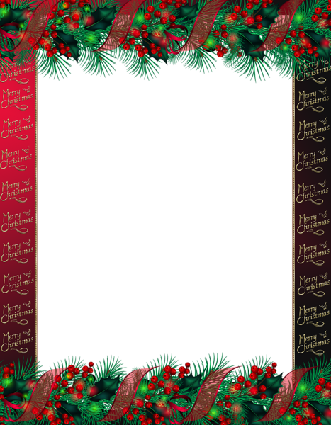 This png image - Transparent Red Merry Christmas PNG Photo Frame, is available for free download
