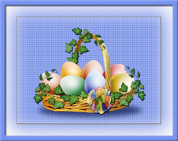 This jpeg image - Easter Blue, is available for free download