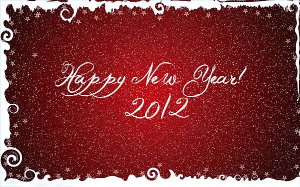 This jpeg image - Happy New Year 2012, is available for free download