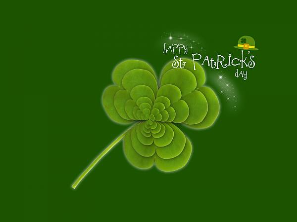 This jpeg image - Happy St. Patrick's Day, is available for free download