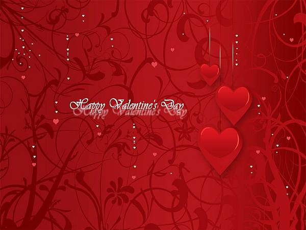 This jpeg image - Valentine Hearts Day Wallpaper, is available for free download