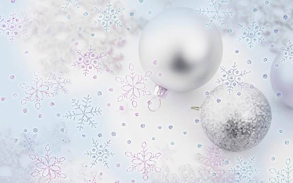This jpeg image - white-xmas-ornaments, is available for free download