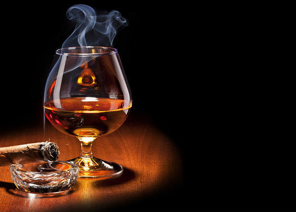This jpeg image - Cigar and Whiskey Wallpaper, is available for free download