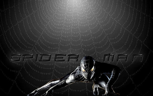This jpeg image - Spider Man Wallpaper Black, is available for free download